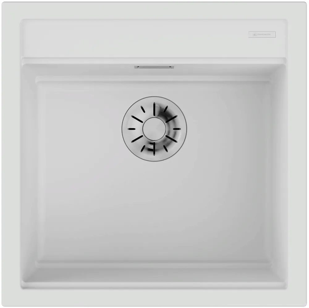 Детальное фото товара: Omoikiri Kitagawa 51-WH, мойка, керамика, белый