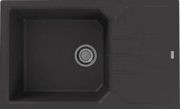 Фото товара: ALVEUS GRANITAL RECORD 40 G91 CARBON , мойка, гранит, черный (в комплекте с сифоном 1130548)