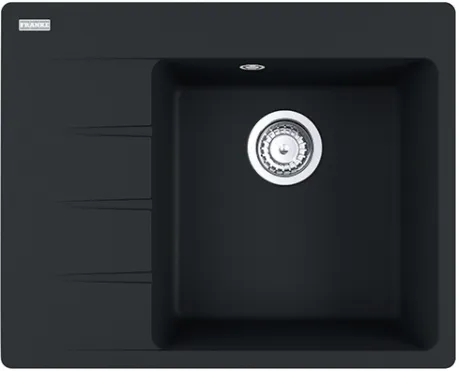 Детальное фото товара: Franke CNG 611/211-62 TL, мойка, гранит, черный матовый, чаша справа