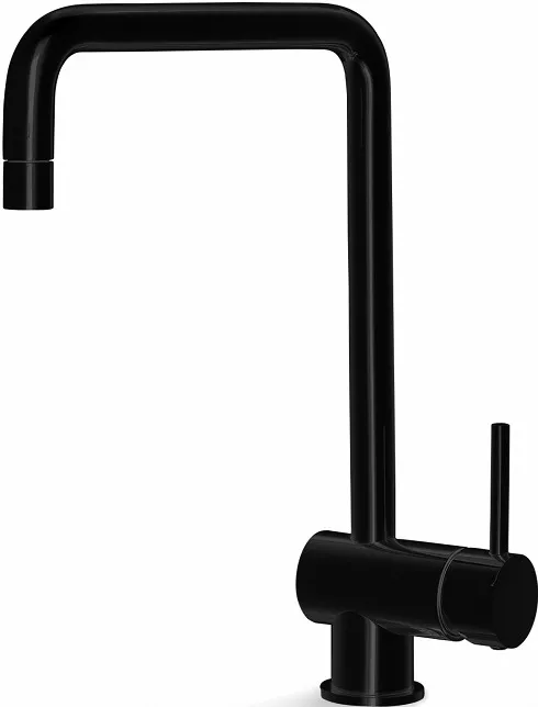 Фото товара: Falmec EASY SQUARE MATT BLACK, смеситель, черный матовый