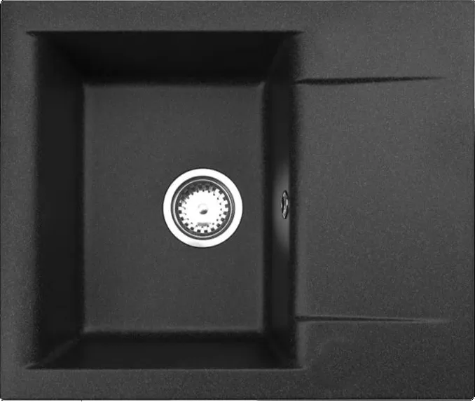 Фото товара: ALVEUS GEM 20 GRANITAL G91, мойка, гранит, черный (в комплекте с сифоном 1130548)