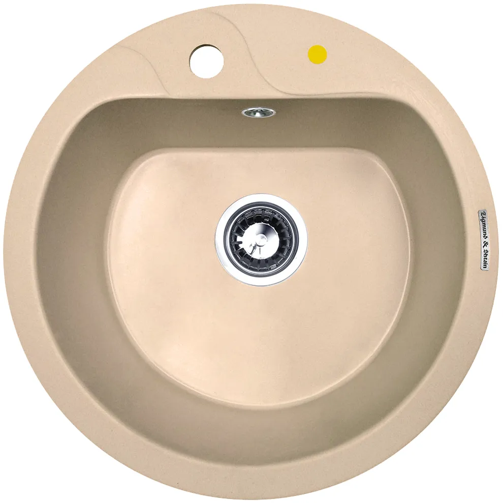 Фото товара: Zigmund & Shtain KREIS 505F, мойка, топленое молоко