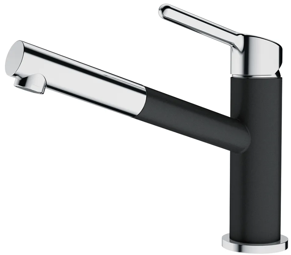 Фото товара: Franke Orbit, смеситель, гранит, хром/оникс