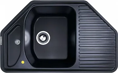 Фото товара: Zigmund & Shtain ECKIG 800, мойка, черный базальт  