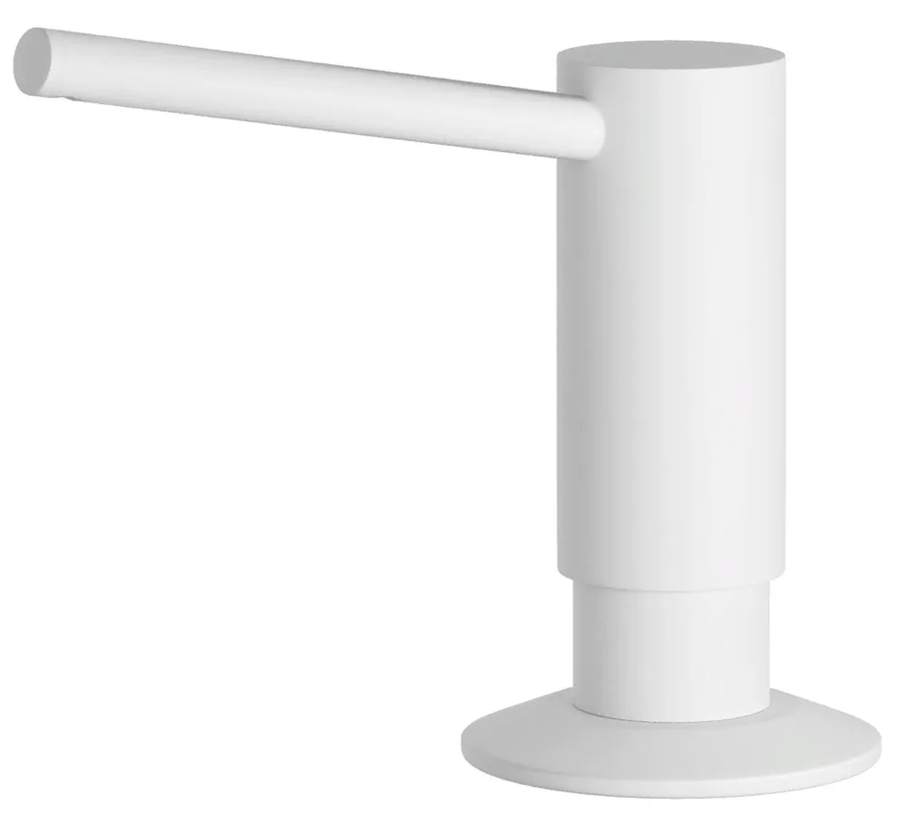 Детальное фото товара: Omoikiri OM-02-P-WH, дозатор для моющего средства, белый