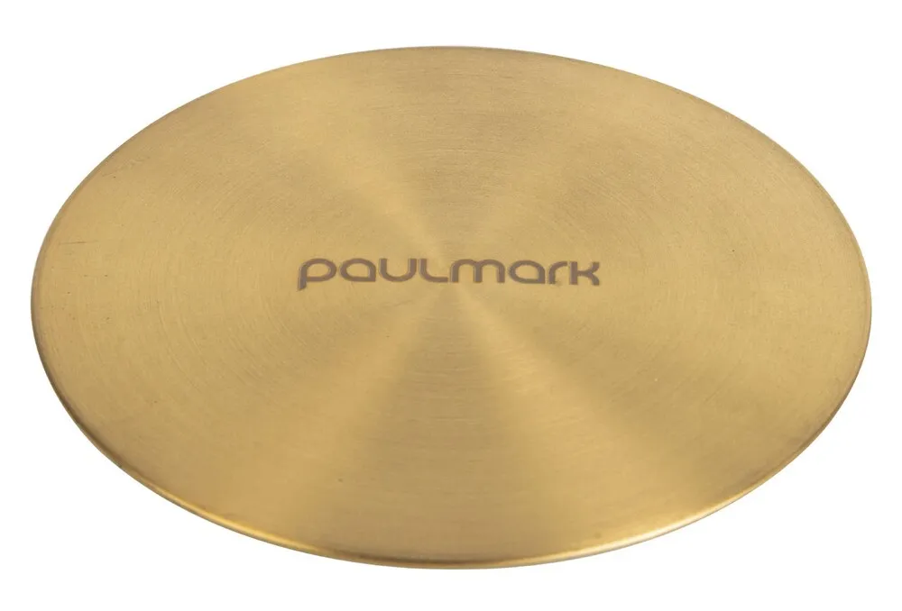 Фото товара: Paulmark PM116-BG, накладка на выпуск, брашированное золото