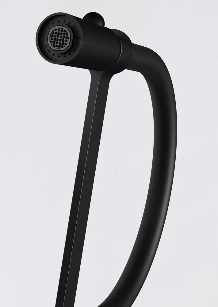 Детальное фото товара: Franke Lina Semi-pro, смеситель, черный матовый