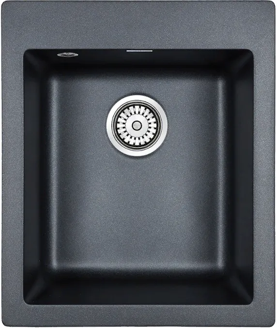 Детальное фото товара: Paulmark KANTE 40, мойка, гранит, черный металлик