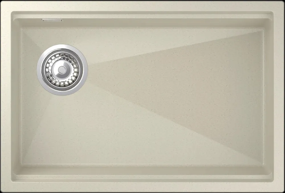 Детальное фото товара: Rivelato LINO LN-654-L beige scuro, мойка, гранит, тёмно-бежевый