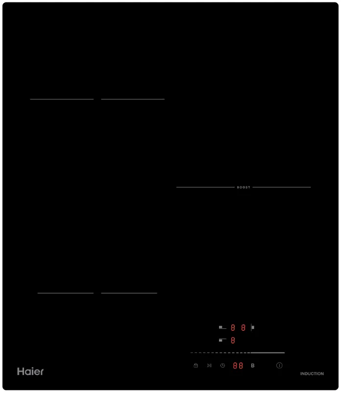 Фото товара: Haier HHK-Y53TTB индукционная поверхность