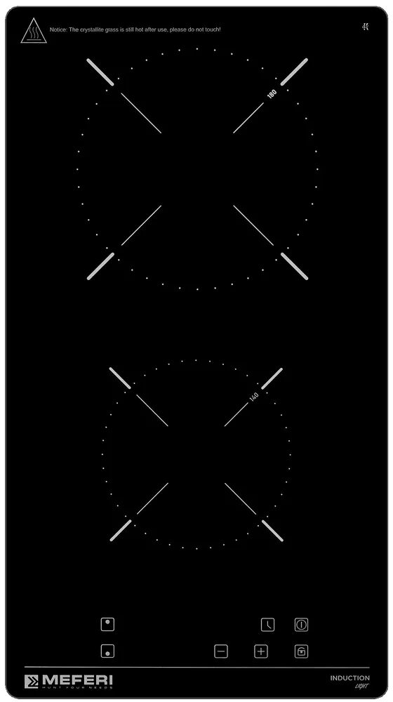 Фото товара: MEFERI MIH302BK LIGHT индукционная поверхность