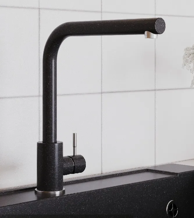 Детальное фото товара: Polygran Спика, смеситель, черный №16