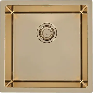 Фото товара: ALVEUS QUADRIX MONARCH 30 BRONZE, мойка, нержавеющая сталь, бронза (в компл. с выпуском без сифона)