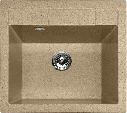 Фото товара: GranFest QUADRO GF-Q-561, мойка, мрамор, песочный