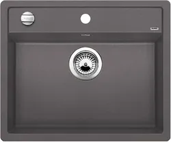 Фото товара: Blanco Dalago 6-F, мойка, гранит, темная скала с клапаном-автоматом