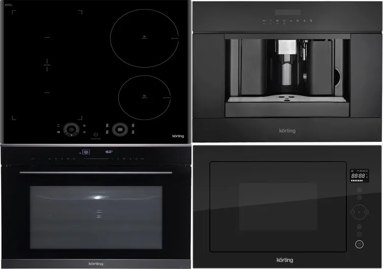 Фото товара: KORTING HIB 64750 B SMART + OKB 1340 GNBX MW + KMI 825 TGN + KCM 9200 BG