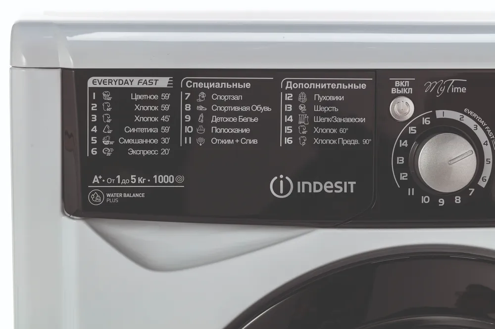 Детальное фото товара: Indesit EWSD 51031 BK CIS