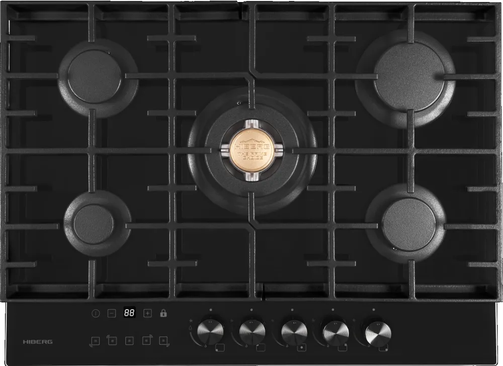 Детальное фото товара: HIBERG VM 7155 B газовая поверхность