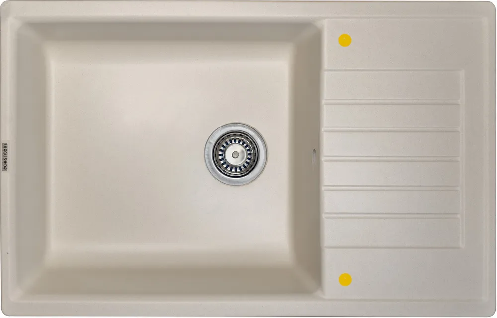 Фото товара: Ecoshtein RECHTECK 780.500, мойка, гранит, жасмин