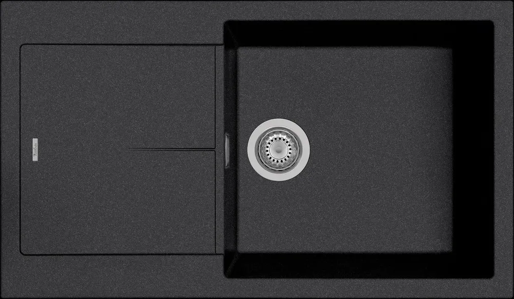 Фото товара: Rivelato LUMO LM-8650 nero opaco, мойка, гранит, черный