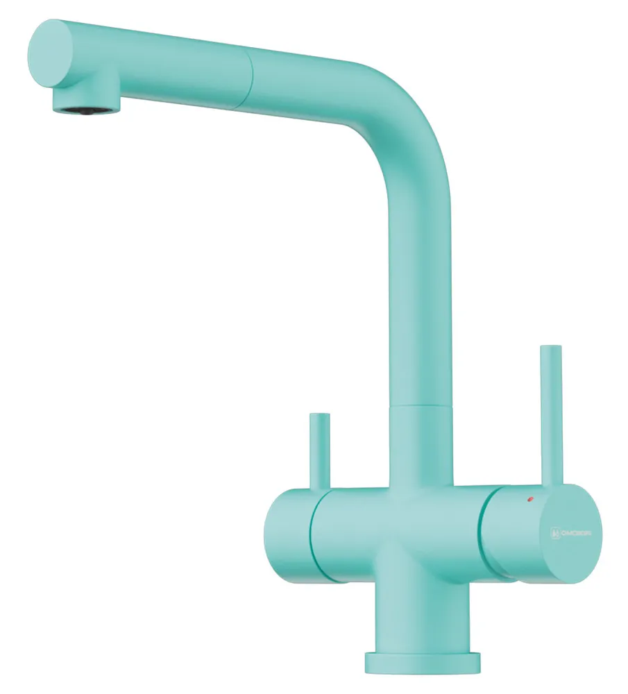 Фото товара: Omoikiri Takamatsu-S-AZ, смеситель, azur blue