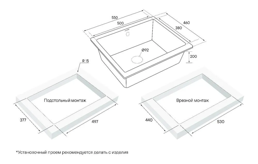 Схема встраивания