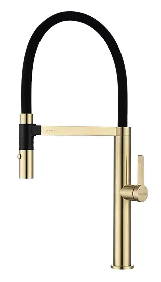 Фото товара: Paulmark LEADER, смеситель, светлое золото