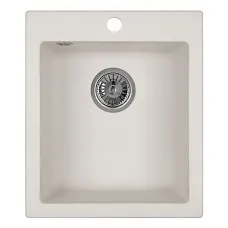 Фото товара: GRANULA 4201 мойка, гранит, арктик (белый)