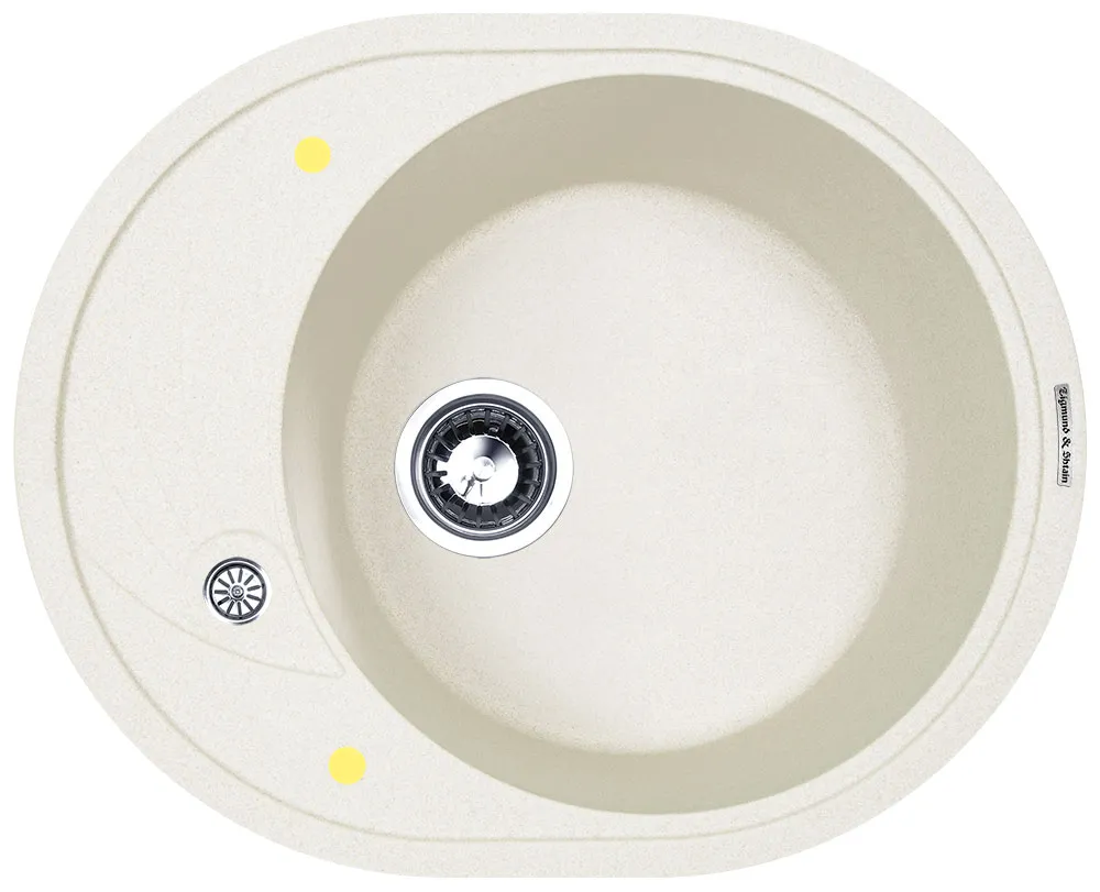 Фото товара: Zigmund & Shtain KREIS OV 575, мойка, индийская ваниль 