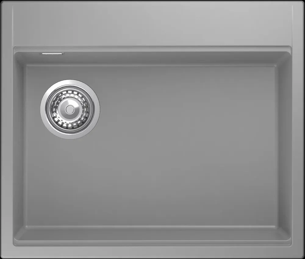 Фото товара: Rivelato TESORO TR-605-L grigio metallizz, мойка, гранит, серый металлик