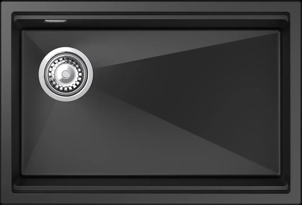 Детальное фото товара: Rivelato LINO LN-654-L antracite, мойка, гранит, антрацит