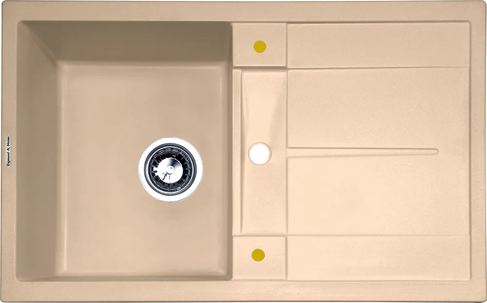 Фото товара: Zigmund & Shtain RECHTECK 780, мойка, топленое молоко