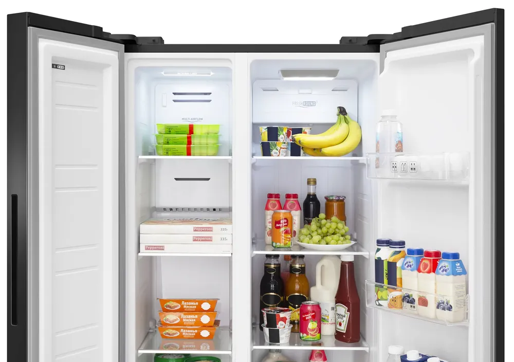 Детальное фото товара: MEFERI MFR78BK TOTAL NO FROST SIDE BY SIDE ULTRA