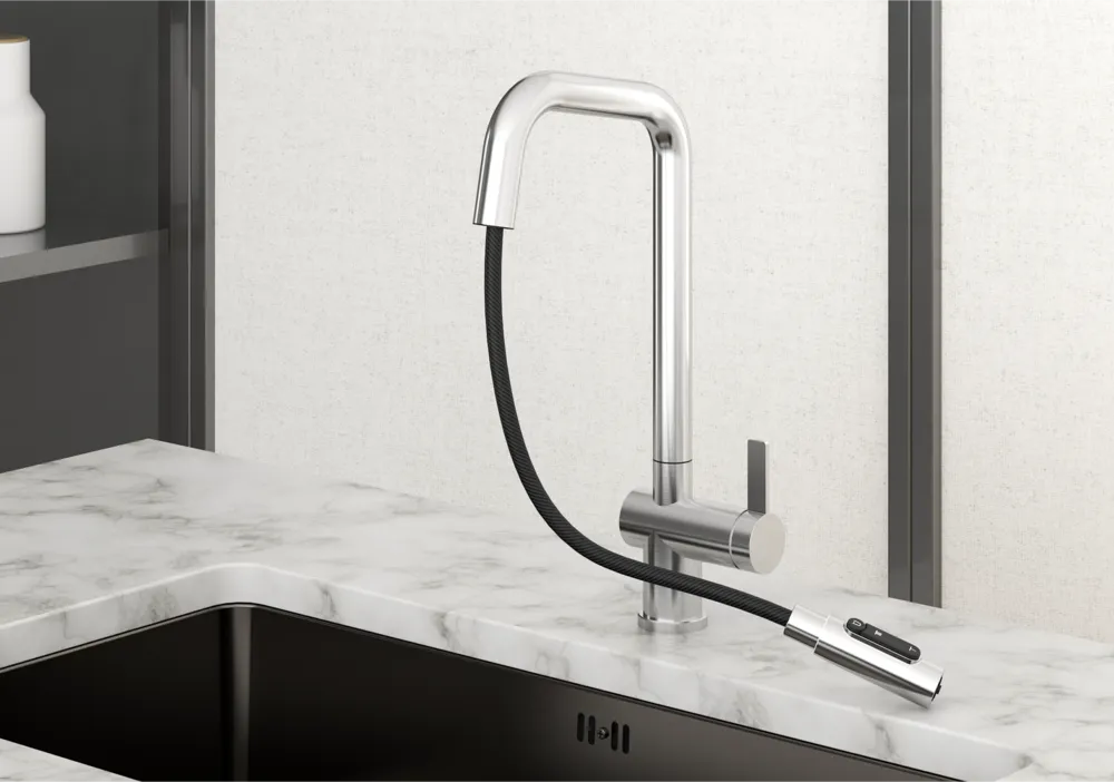 Детальное фото товара: GRANULA 7273 смеситель, сталь сатин