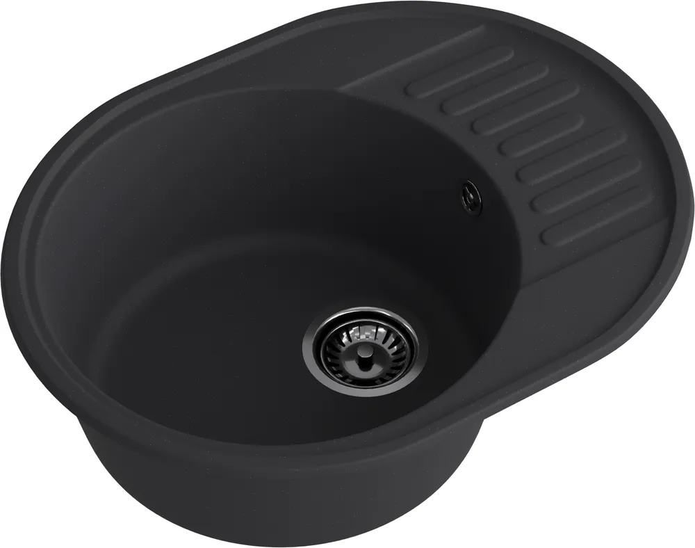 Детальное фото товара: ЭкоМ 6148, мойка, гранит, черный