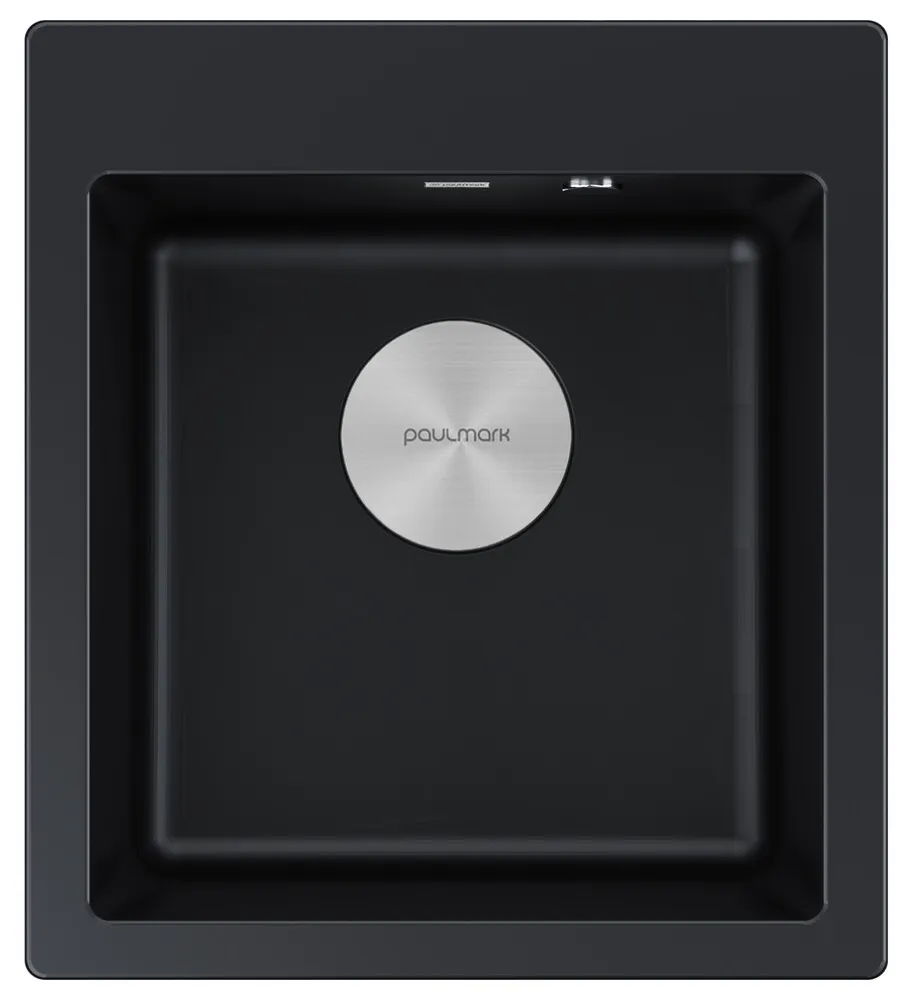Фото товара: Paulmark KANTE 45, мойка, гранит, черный металлик