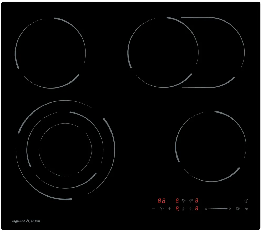 Фото товара: Zigmund & Shtain CN 51.6 B стеклокерамическая поверхность