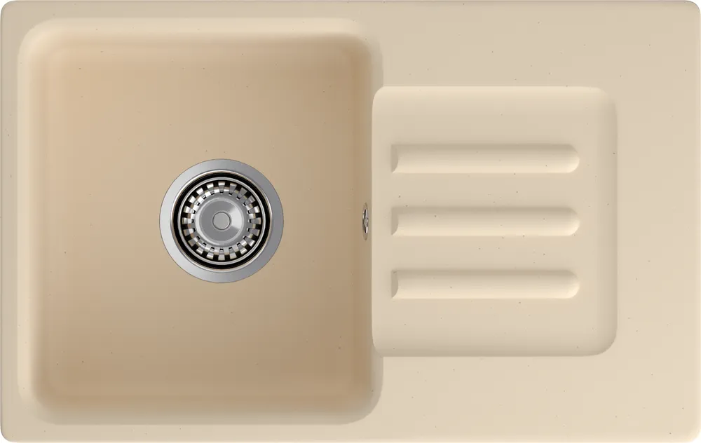 Фото товара: ЭкоМ М-680, мойка, мрамор, бежевый