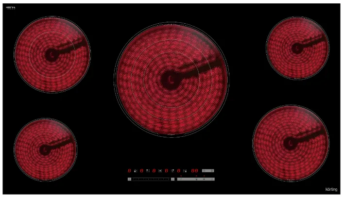 Фото товара: Korting HK 95309 B стеклокерамическая поверхность