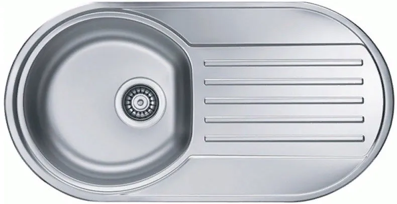 Детальное фото товара: ALVEUS FORM 40 LEI-90, мойка, нержавеющая сталь лён (в комплекте с сифоном 1130550)