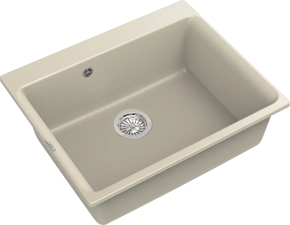 Детальное фото товара: Rivelato AXEL Х-60 beige scuro, мойка, гранит, темно-бежевый