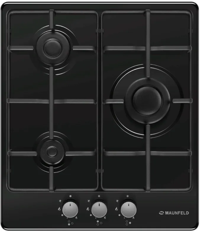 Фото товара: Maunfeld EGHE.43.3STS-EB газовая поверхность