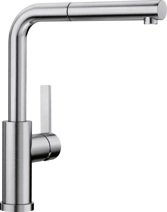 Фото товара: Blanco Lanora-S-F, смеситель, нержавеющая сталь