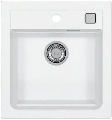 Детальное фото товара: ALVEUS GRANITAL ATROX 20 ARCTIC - G11, мойка, гранит, белый (в комплекте с сифоном 1132823)