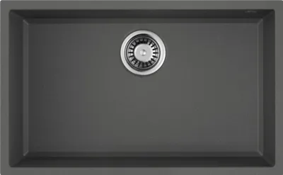 Детальное фото товара: Omoikiri Tedori 66-U-PL, мойка, гранит, платина