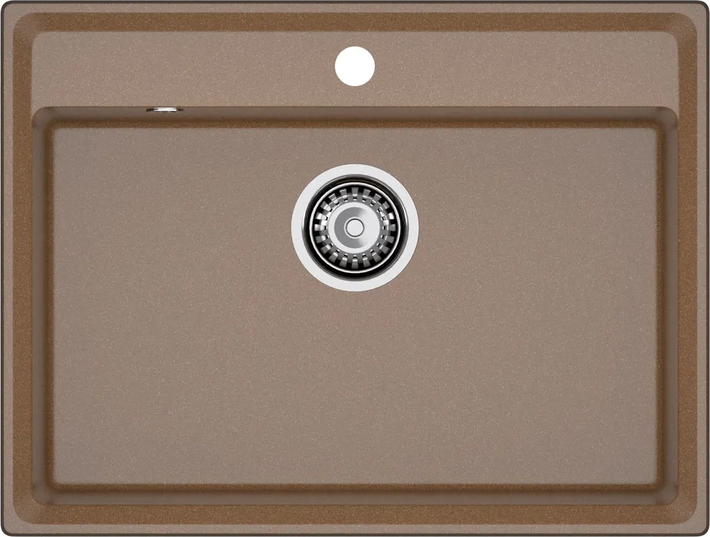Детальное фото товара: GranFest LEVEL GF-LV-660, мойка, мрамор, терракот