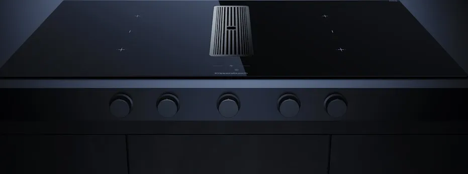 Детальное фото товара: Kuppersbusch KMI 9850.1 SR-S Silver Chrome индукционная поверхность