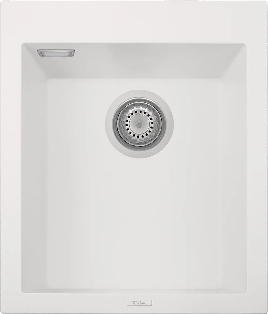 Детальное фото товара: Rivelato ZENO ZN-4150 bianco latte, мойка, керамика, белый