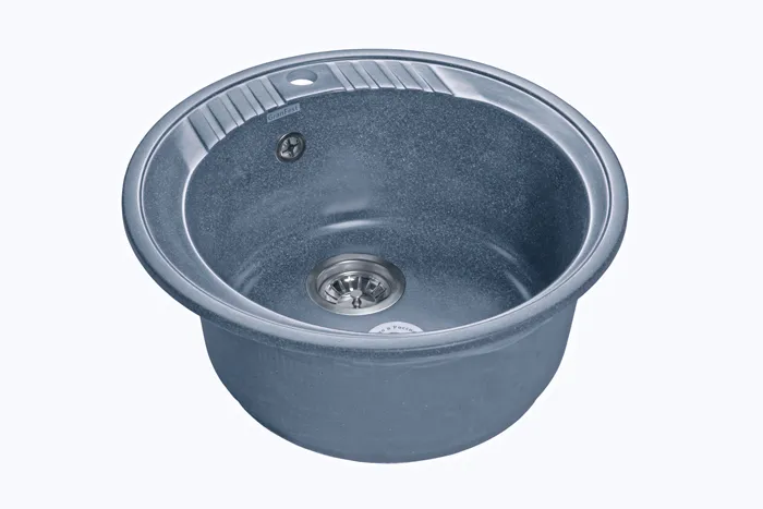 Детальное фото товара: GranFest RONDO GF-R-520, мойка, мрамор, графит