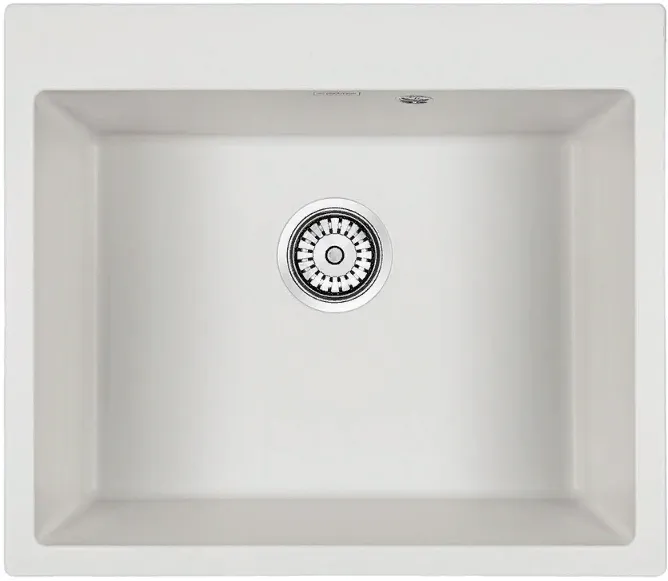 Детальное фото товара: Paulmark KANTE 60, мойка, гранит, белый